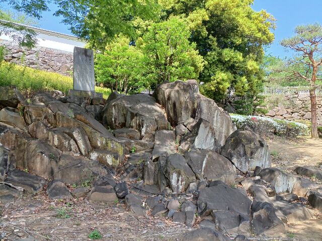 石切り場_甲府城 石切場跡