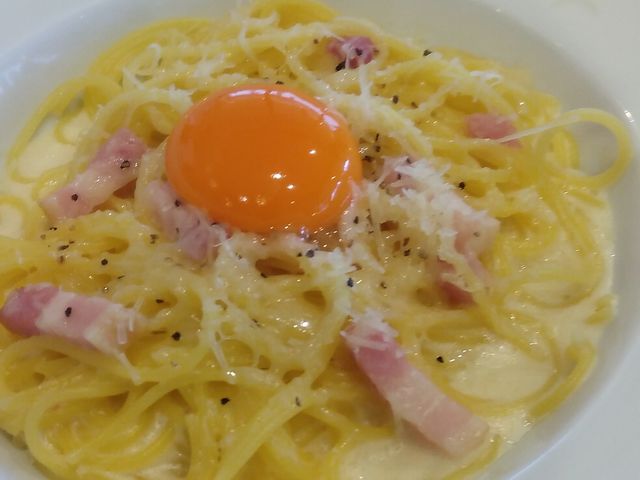 ミニ!ベーコンのカルボナーラ_ココス 小田原店(COCO’S)