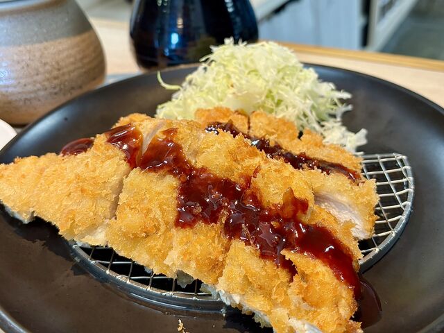 チキン定食_とんかつ きんのつる 大野城店