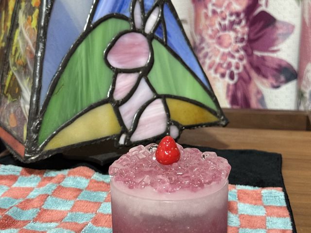 ケーキの小物入れ_HALI’S Glass Art Studio