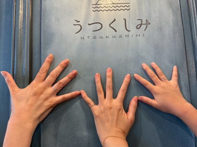 スタッフさんが写真を撮ってくれました_うつくしみ御徒町店