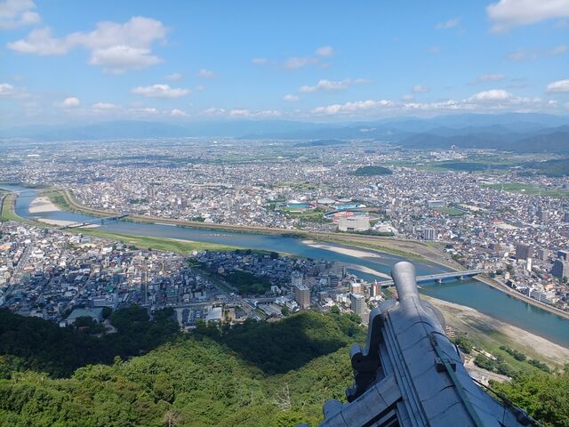 展望台からの眺め_岐阜城