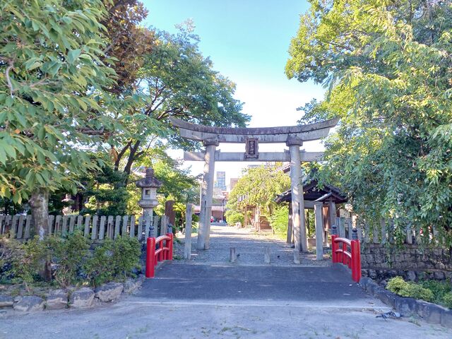 神社の鳥居_常葉神社