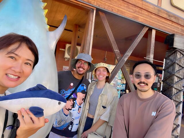 来日中の海外の友人と_Stella Locals 那智勝浦