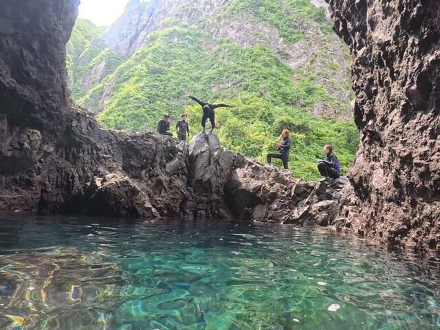 高さ3mからのダイブ_海遊アミーゴ