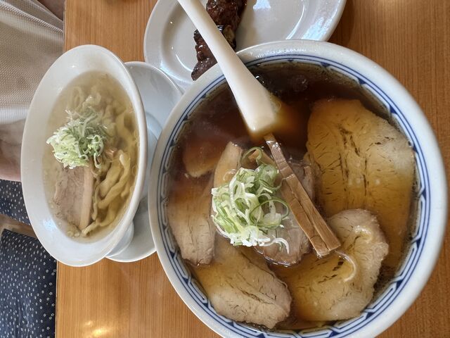 会津山塩ラーメン&チャーシューメン_うえんで食堂