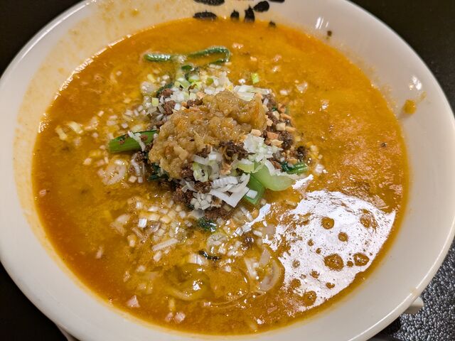 酸湯醤(さんたんじゃん)担々麺_四川名菜 天心 郡山店