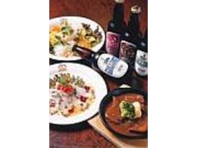 明石ブルワリーにはシーフード料理も充実_明石江井島酒館