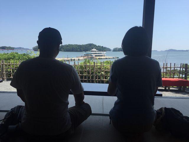 観瀾亭抹茶体験3_丸文松島汽船株式会社