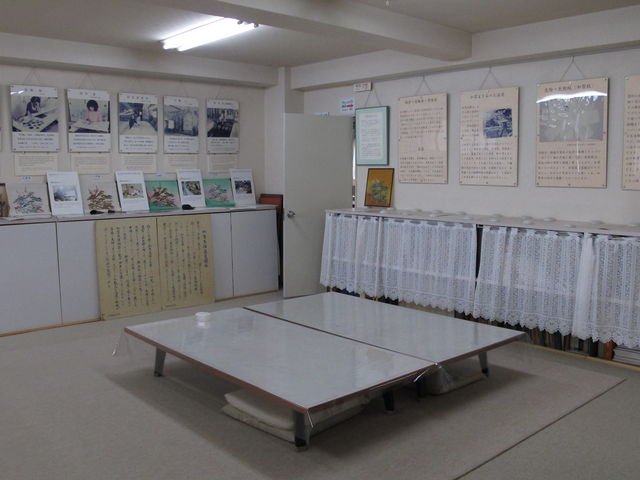 3階は資料や作業工程を_加賀友禅 長町友禅館