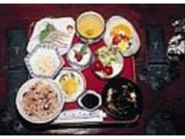 名物のたこめしに刺身も付いた涛音寮御膳_さんがいや