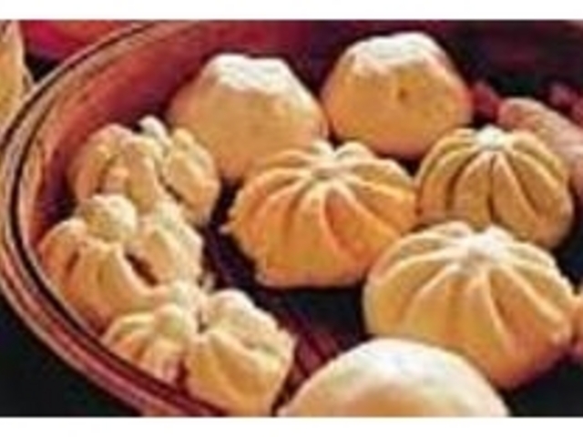 せいろに並ぶ蒸したての『中華まんじゅう』_江戸清