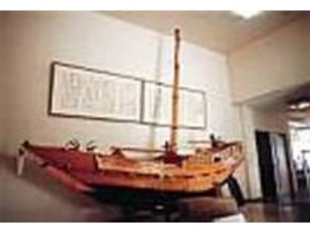 能古島の歴史的な資料や模型なども展示_能古博物館