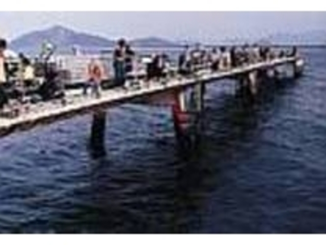 子供専用のライフジャケットはレンタル無料_福岡市海づり公園