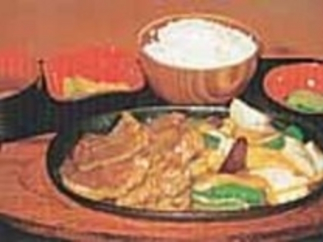 和牛鉄板焼肉定食_RIVER亭