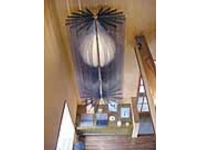 藍色が映える静かな空間が広がる_ギャラリー風布