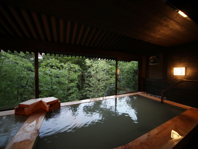 内湯『白雲の湯』_民芸モダンの宿 雲仙福田屋