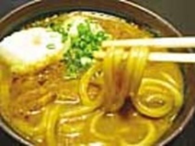 人気の「もちカレーうどん」_うどん処 みわや