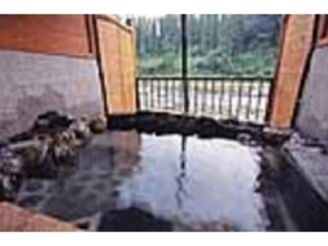 渓流が望める家族湯_おがせ天然湯 せんらく温泉