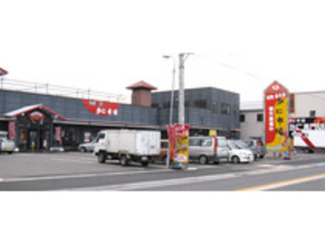 大駐車場完備。香美町最大のお土産店です。_にしとも かに市場