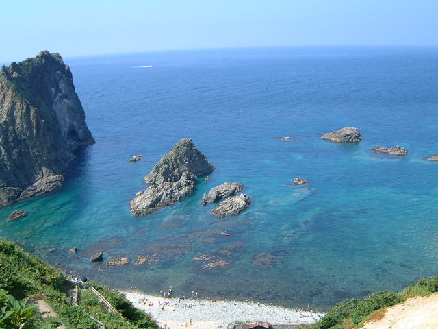 積丹 島武意海岸(日本渚百選の1つです)_北海道観光個人 生田タクシー