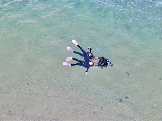 体験ダイビング
ドローン撮影_よんな〜海
