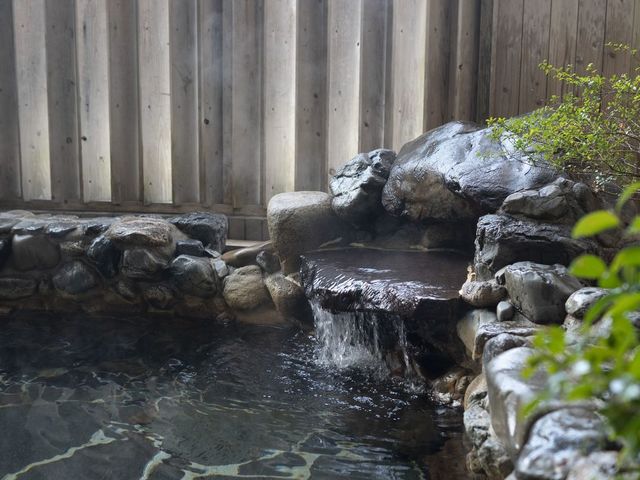 烟河【元亀の湯】露天風呂_里山の休日 京都・烟河(けぶりかわ)