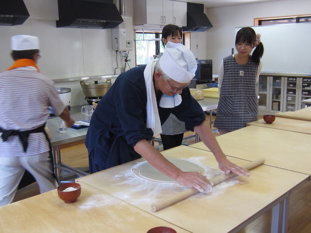 そば打ち体験♪_豊田市稲武どんぐり工房