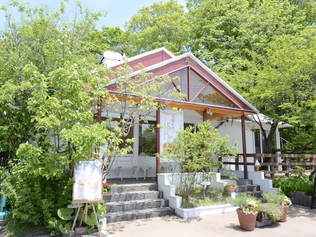 〔カフェこどうテラス〕
「ピロシキ」や、「ブルーベリーソフト」が人気♪_軽井沢 沢屋