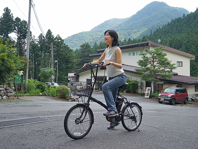 四万チャリ♪レンタル電動アシスト自転車(四万温泉でサイクリング)