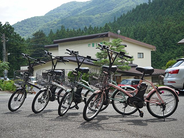 四万チャリ♪レンタル電動アシスト自転車(四万温泉でサイクリング)