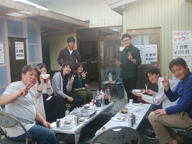 バーベキューの様子です_お休み処かみの家