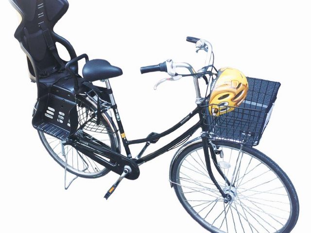 ママ・パパにおすすめ!チャイルドシート付き_京都レンタルサイクル