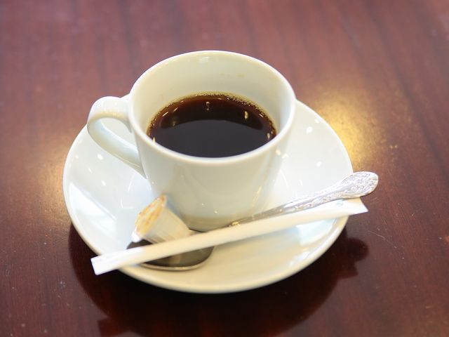 ロビーではコーヒーのサービスがあります_一の俣温泉観光ホテル
