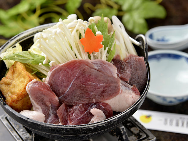 一の俣名物猪鍋/屋台処11:00〜15:00(ラストオーダー14:30)_一の俣温泉観光ホテル