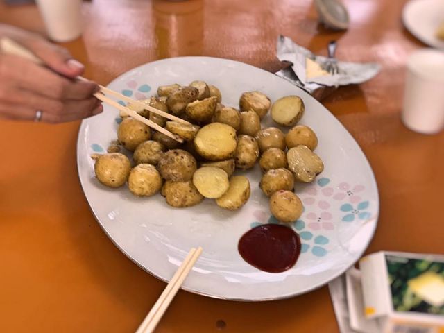 じゃがいもの丸揚げ_自然栽培ただし〜農園