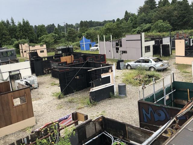 Bフィールドの風景!
広大な市街地を駆け回ってください!_Battlecity