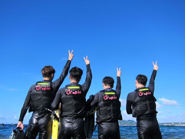 沖縄の海を満喫!_ドロップイン