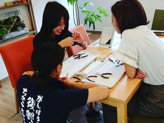 一生懸命作ったアクセサリーは普段使いにもちょっとおしゃれな日にも!_あこやひめ