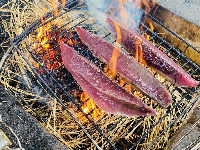 高知と言えばカツオの藁焼き!気軽に体験できます!_フクチャンFARM