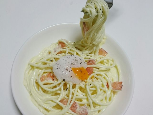 カルボナーラ_食品サンプル教室 アトリエステラ