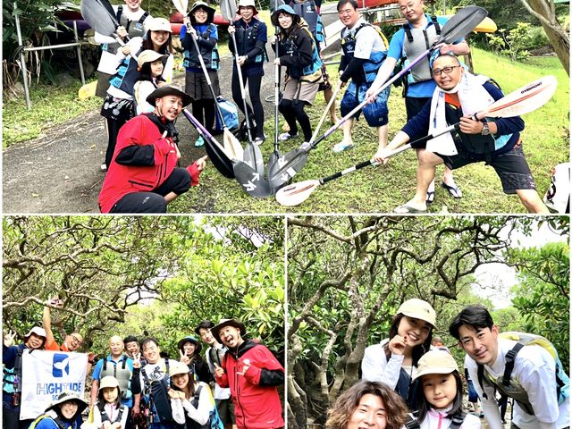 マングローブカヌーツアーも当社は楽しすぎて大好評!動画撮影やインスタ映え写真プレゼント!・絶景スポットを死っっかり案内_奄美ネイチャーガイド・シュノーケリング・カヌー・ナイトツアー
