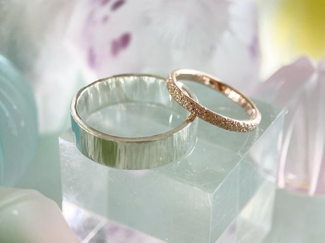 好きな素材、模様でリングが作れます。_atelier leaf m 手作りアクセサリー