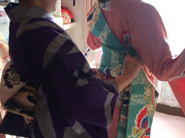 お着付けも料金に含まれます _今日実