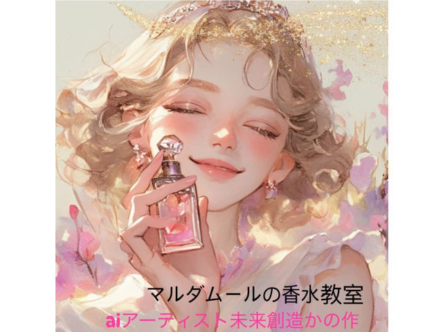 アトリエの看板娘です。宜しくお願いします。_香水教室 マル・ダムール