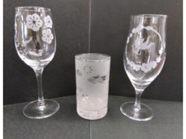 サンドブラスト体験作品_マイスタジオ・メイカーズ