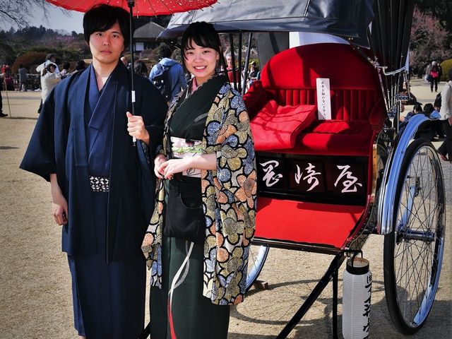 偕楽園にて_水戸浪漫人力車