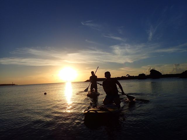 夕陽をバックにお写真沢山お撮りします(^^)/_SUP POROLIA