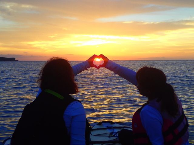 水平線に沈む夕陽を楽しむ贅沢なひととき_SUP POROLIA