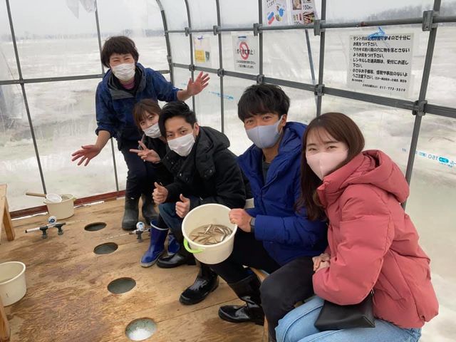 良い時は初めてでもこんなに釣れます!_とれた小屋ふじい農場